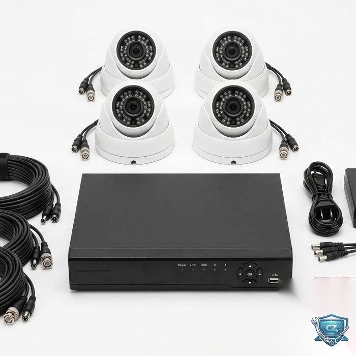 CP Plus 4 Camera 5MP HD Kit with installation
